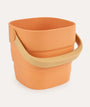 Foldaway Bucket, Spade & Sand Mould Set: Apricot Mix