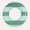 90cm Inflatable Swim Ring: Mint Stripe