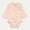 Long Sleeve Bodysuit: Dots Powder Pink