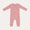 One-Piece Wrap Suit Rib: Vintage Pink