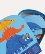 12-piece Mini Puzzle Dino Friends: Blue