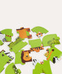 12-piece Mini Puzzle Jungle Friends: Green