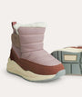 Quilted Snow Boot: Rose