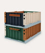 2-Pack Weston Storage Medium Crate: Sea Blue Multi Mix