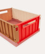 2-Pack Weston Storage Small Crate: Dusty Raspberry Multi Mix
