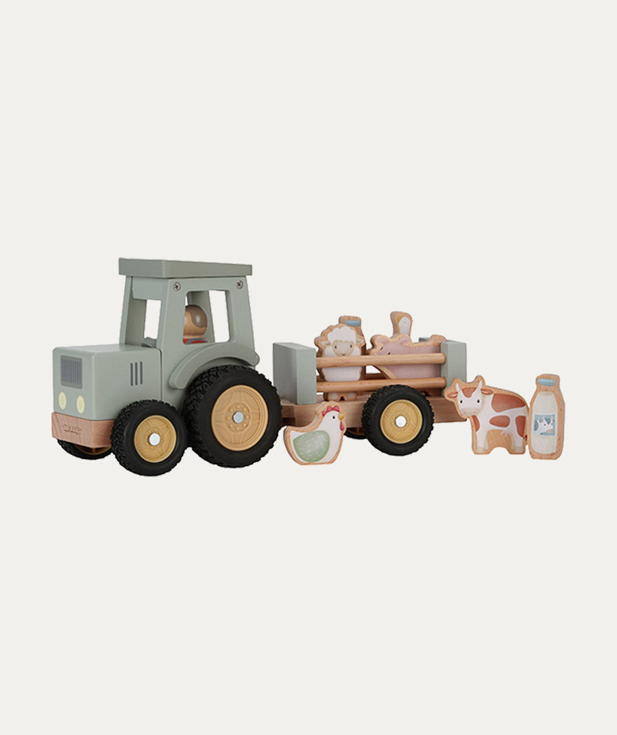 Tractor with Trailer: Green
