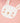 Thumbnail for Rabbit Linen Apron: Pink & White