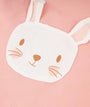 Rabbit Linen Apron: Pink & White