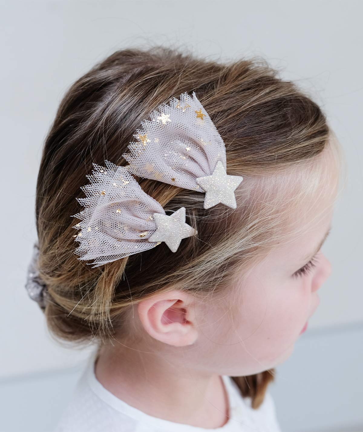 Tulle Shooting Star Clips Multi KIDLY