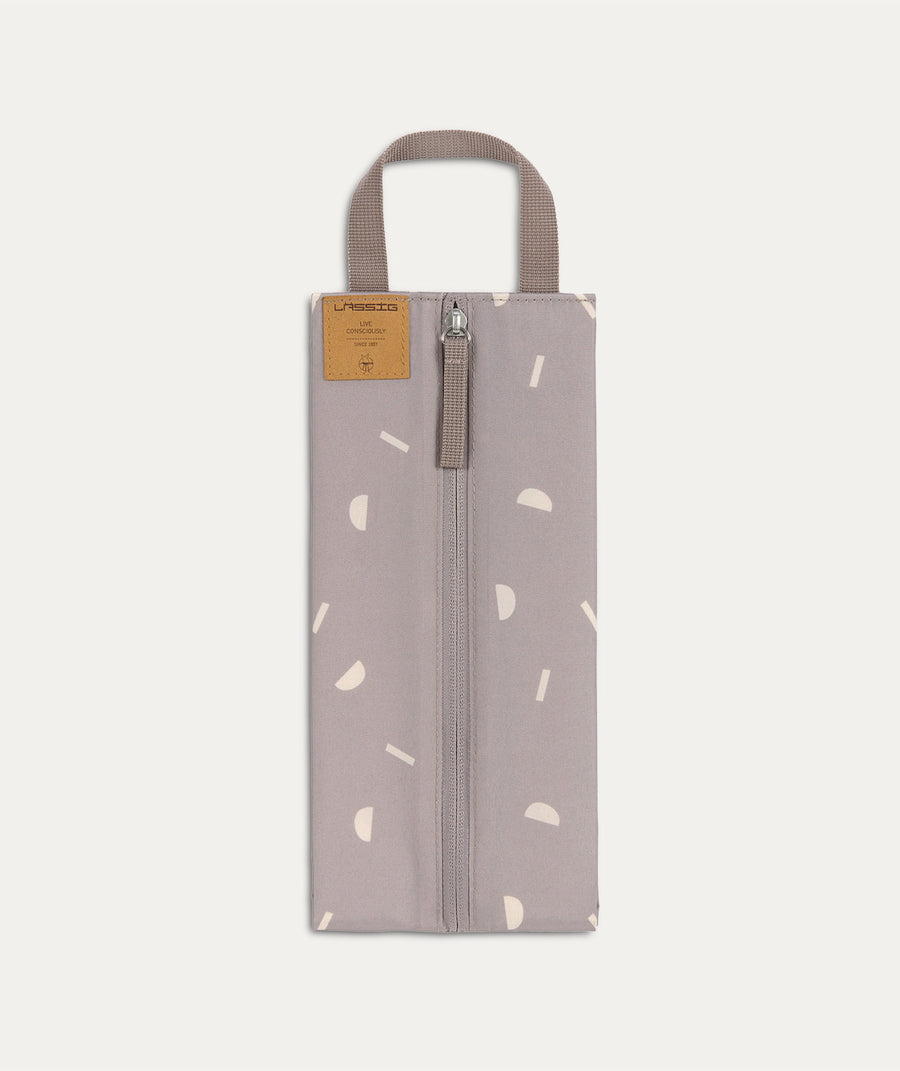 Insulated Pouch: Blocks Taupe