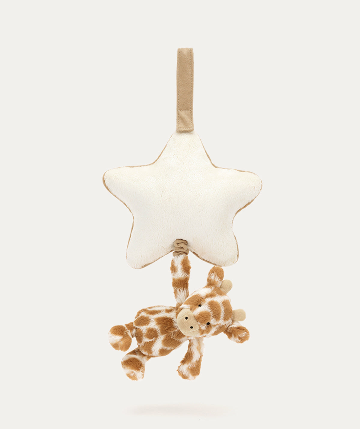 Buy the Brown Jellycat Bashful Giraffe Musical Pull KIDLY