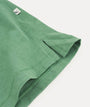 Colourblock Slub Long Sleeve Top: Grass Green
