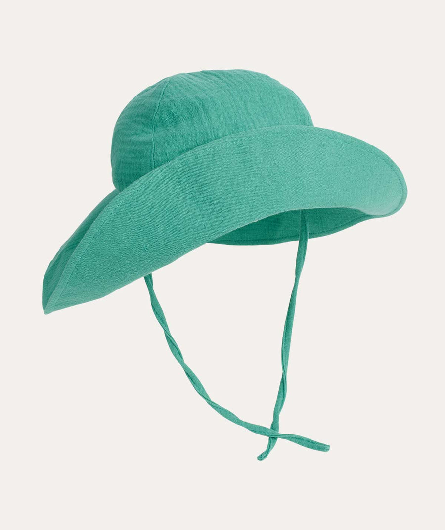 Wide Brim Sun Hat: Jade