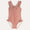 Frill Swimsuit: Red Stripe