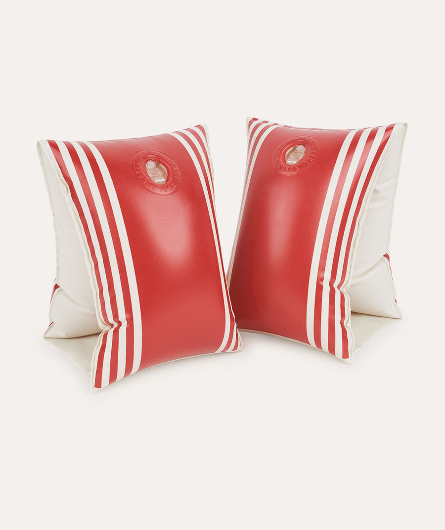 Swimming Armbands: Red Stripe