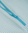 Seersucker Sunsuit: Soft Blue Stripe