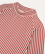 Recycled Rash Vest: Red Stripe