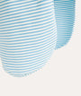 Seersucker Sun Hat: Soft Blue Stripe