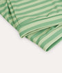 Recycled Swim Trunks: Green/Stone Stripe