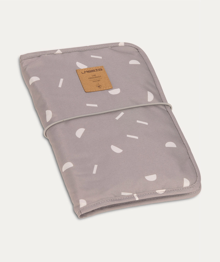 Changing Pouch: Blocks Taupe