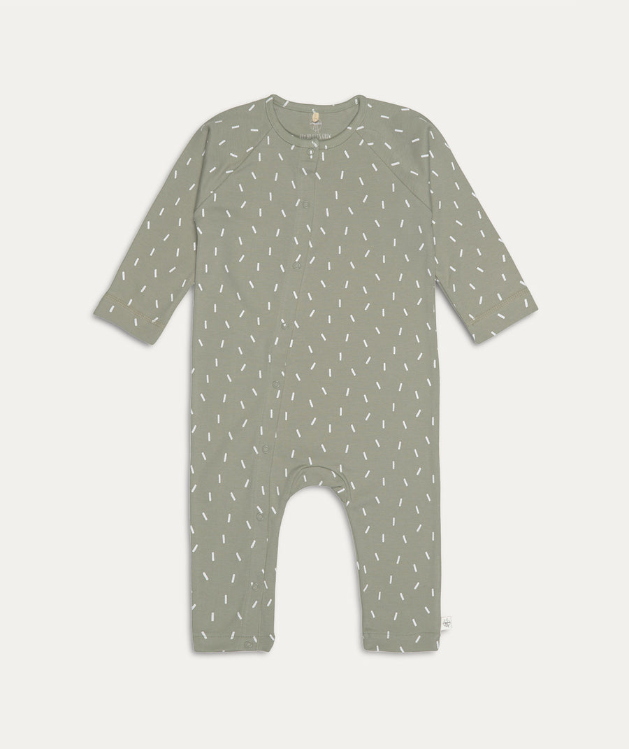 Pyjamas without Feet: Speckles Olive