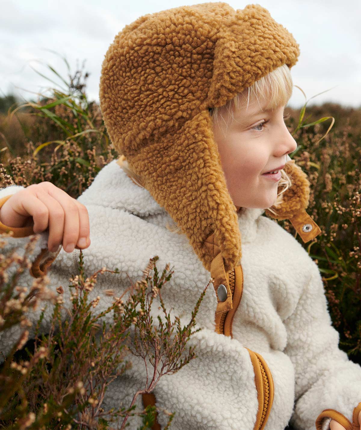 Buy the Brown Liewood Bravo Pile Hat KIDLY