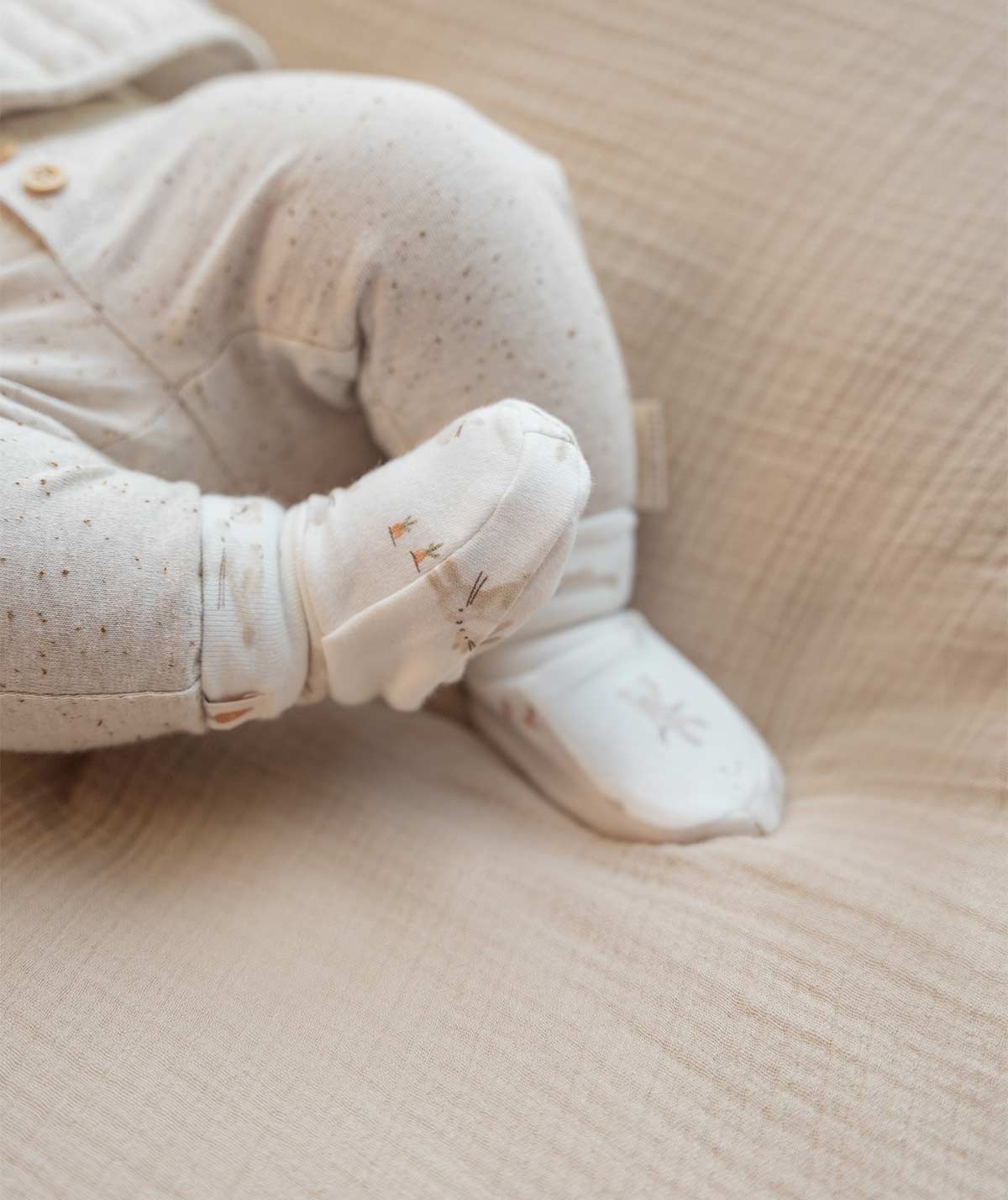 Buy the White Little Dutch Baby Booties Baby Bunny KIDLY