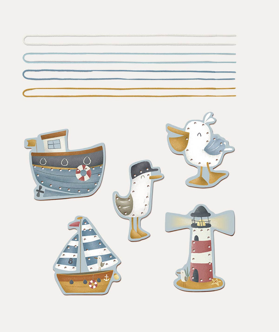 Little Dutch Lacing Cards: Sailors Bay