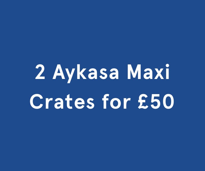 2 Aykasa Maxi Crates for £50