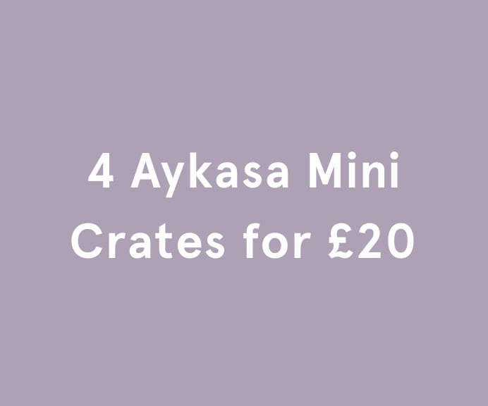 4 Aykasa Mini Crates for £20