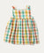 Rainbow Striped Reversible Pinny Dress: Rainbow