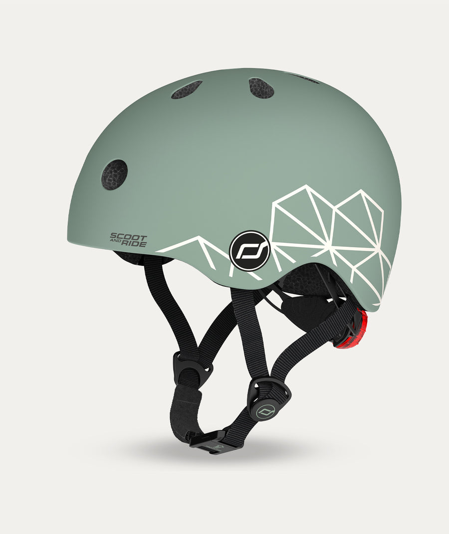 Helmet: Green Lines