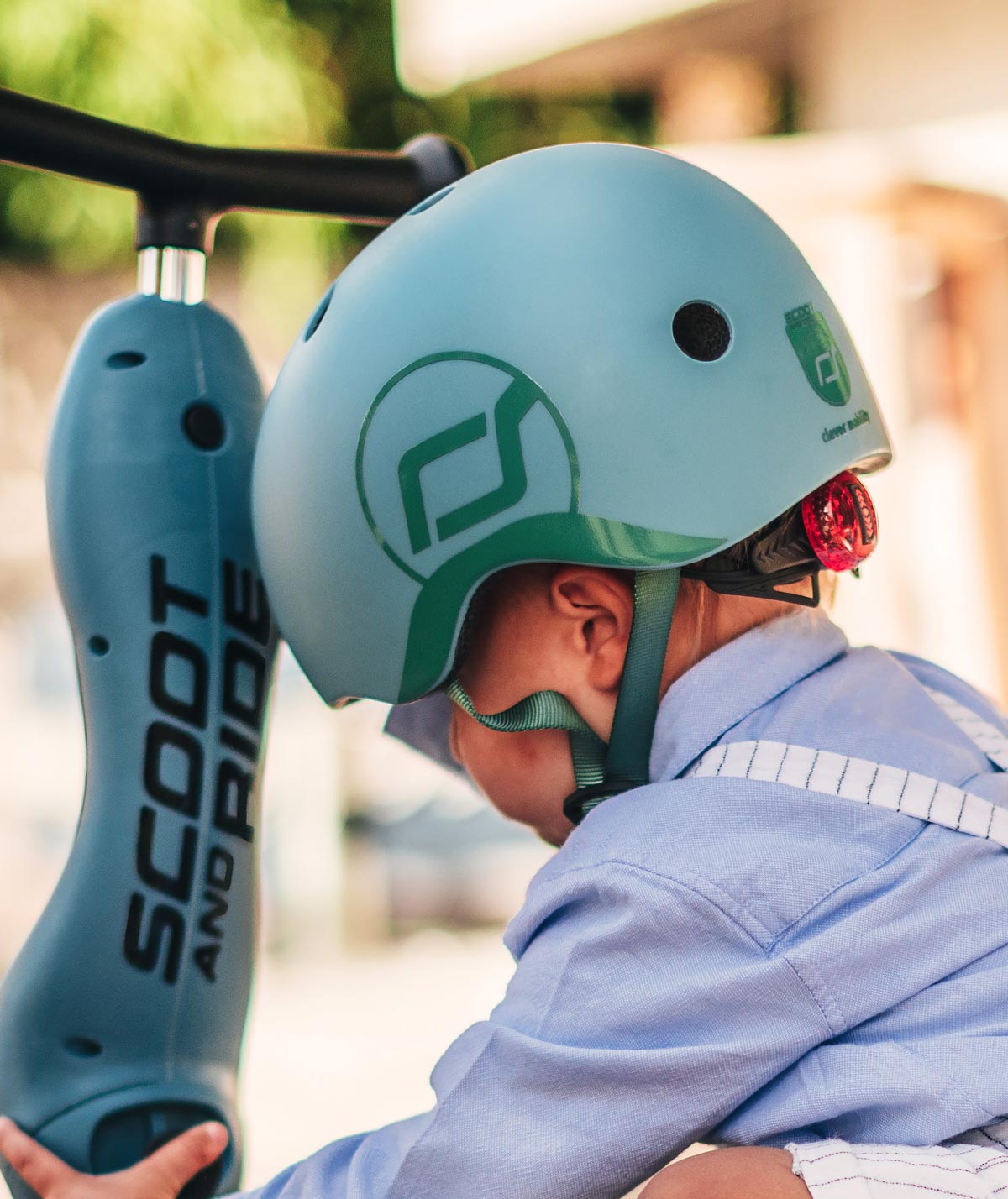 Buy the Blue Scoot Ride Helmet KIDLY