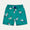 UV Protective Shorts: Avocet/Green