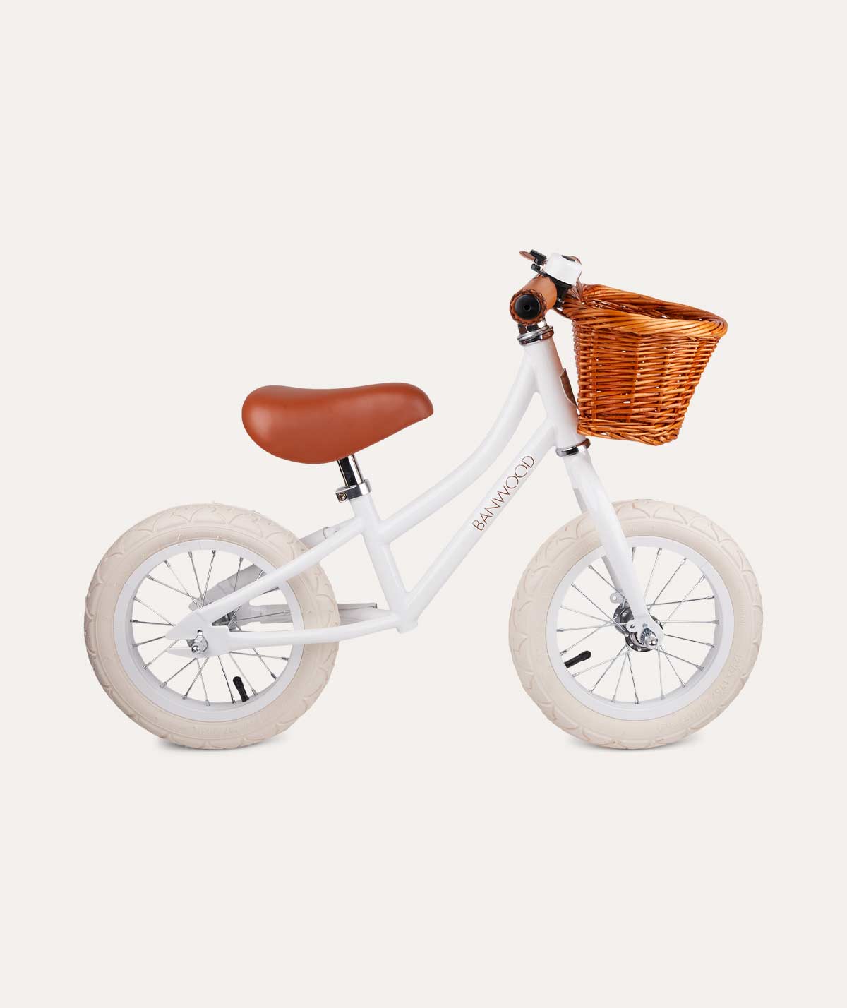 Buy the White Banwood First Go Balance Bike KIDLY