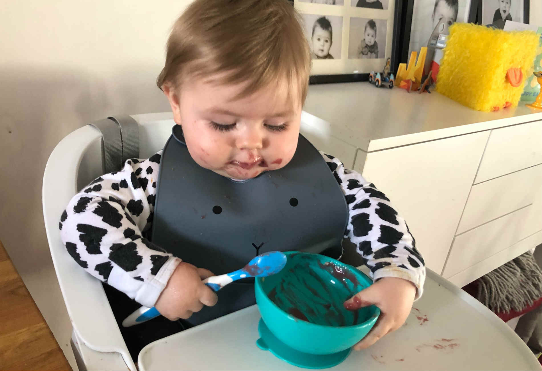 2 Pack Tilda Silicone Bib Monster Mist KIDLY
