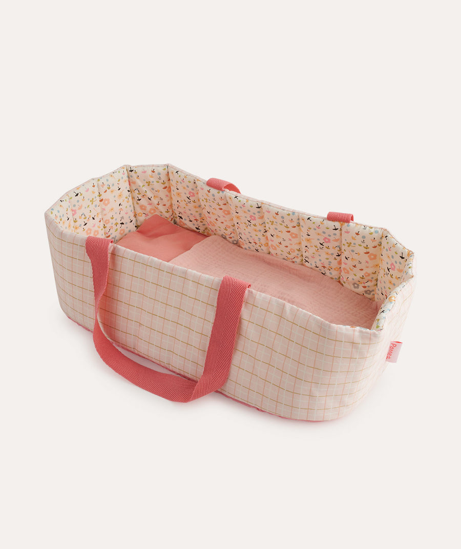 Baby Doll Bassinet: Pink Lines