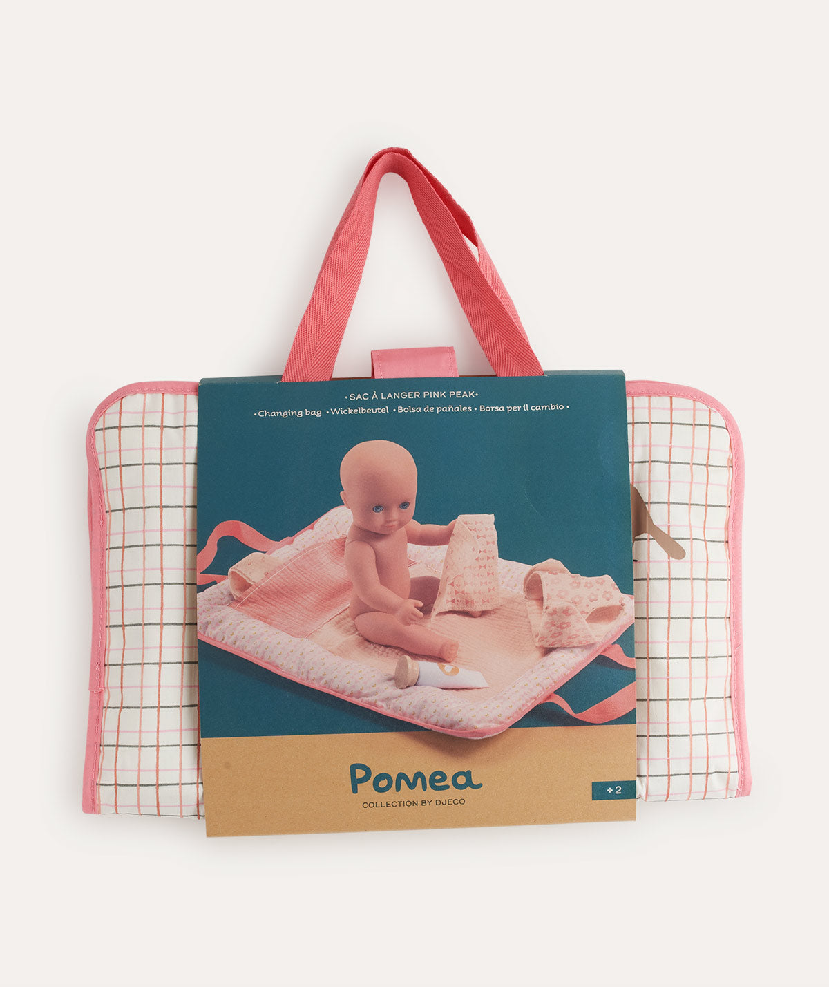 Buy the Pink Djeco Baby Doll Changing Bag KIDLY