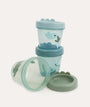 3-Pack Baby Food Containers: Green