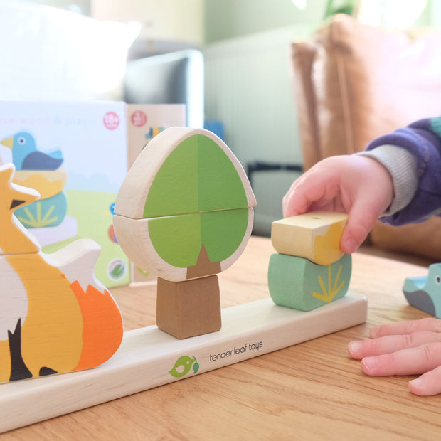 Tender Leaf Toys Foxy Magnetic Stacker First Impression