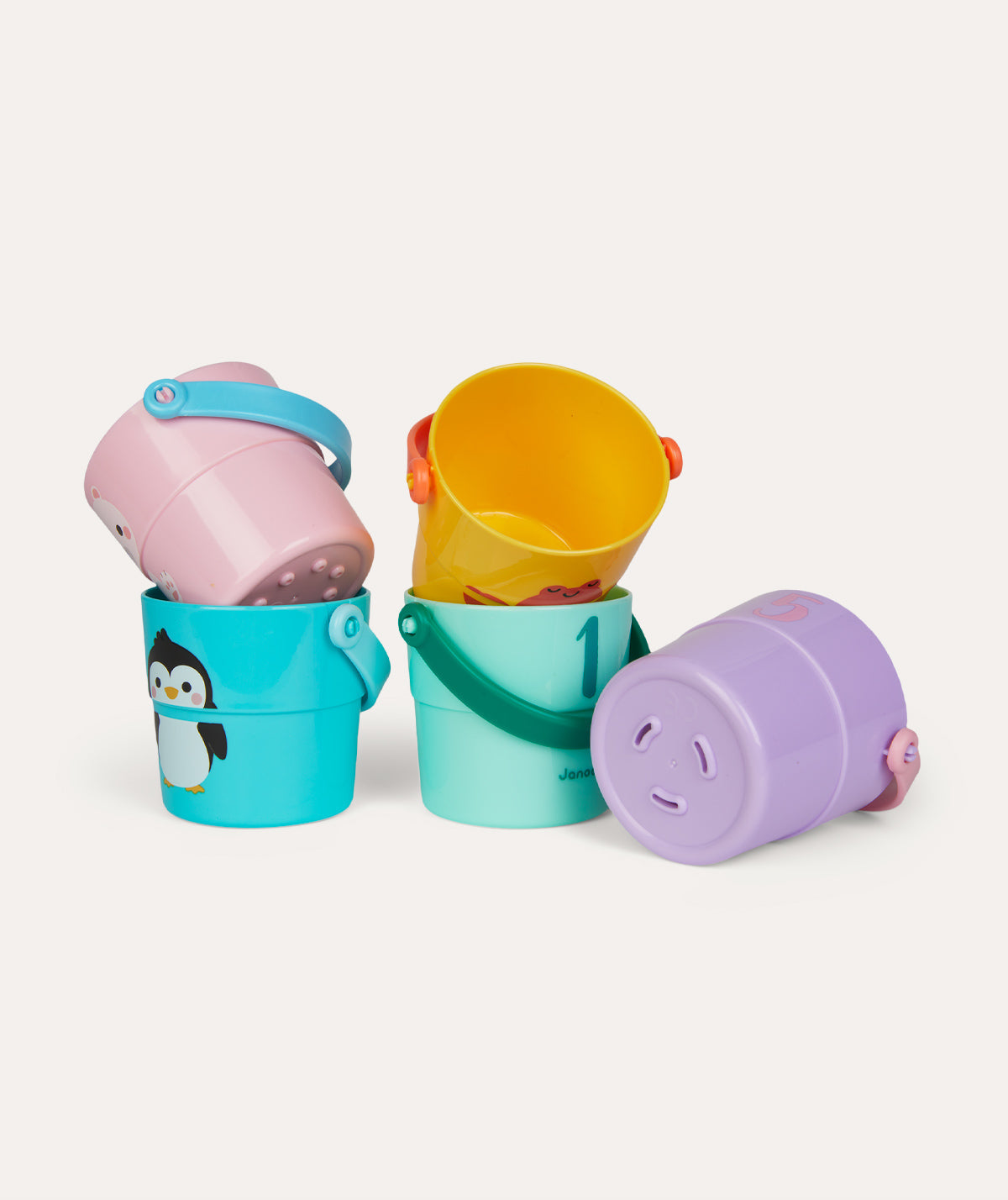 Buy the Janod 5 Activity Buckets KIDLY