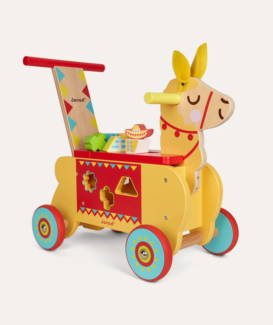 Llama Ride-On: Yellow