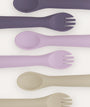 6-Pack Spoons & Forks: Lilac Mix