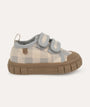 Canvas Trainers: Cloud Gingham