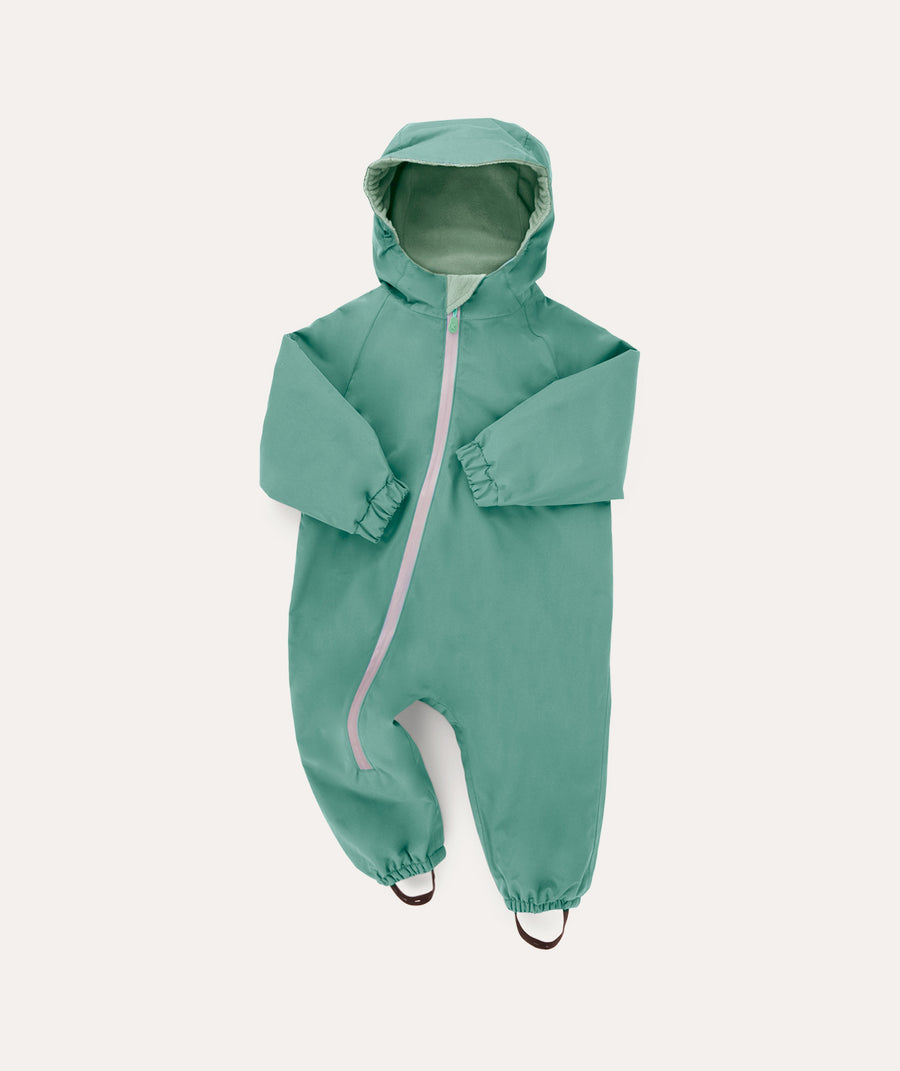 Fleece Lined Puddle Suit: Pine