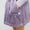 Organic Cord Skirt: Lavender Grey