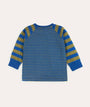 Perfect Long Sleeve Striped Tee: Blue/Khaki Stripe