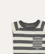 Perfect Long Sleeve Striped Tee: Grey Stripe