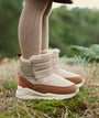 Quilted Snow Boot: Fudge