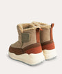 Quilted Snow Boot: Fudge